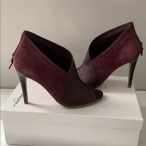 Nordstrom Halogen Asymmetrical Bootie Heels